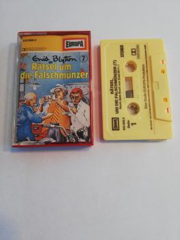 Enid Blyton Folge 7 Rätsel um die Falschmünzer Gelb 515665.3 Europa(Innencover minimal beschrieben)